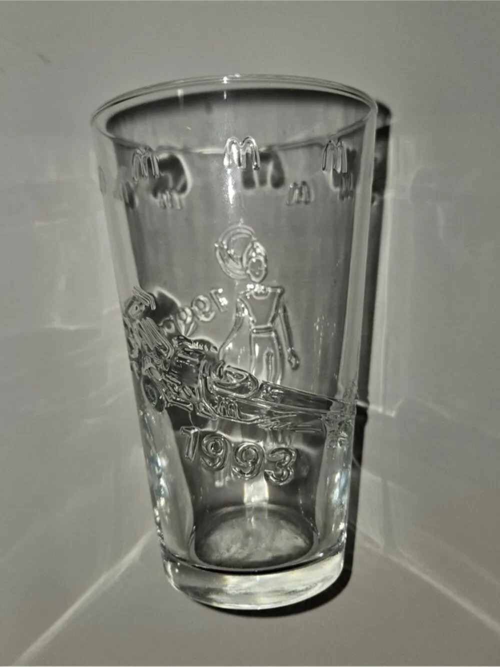 Vintage McDonald’s 1993 12 oz Glass Tumbler Collectible Cup w/ Original Box